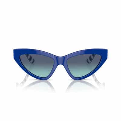 Tijdloze Cat-Eye Zonnebril met Blauw Verloopglas Dolce & Gabbana , Blue , Unisex