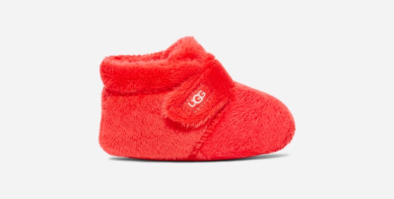 UGG® Bixbee Ankle Bootie for Kids in Cherry Pie, Size XS, Textile