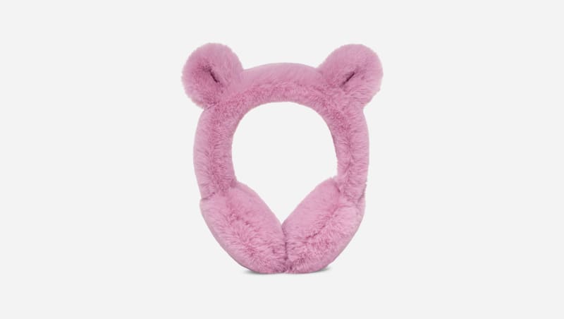 UGG® Faux Fur Earmuff for Kids in Rose Quartz