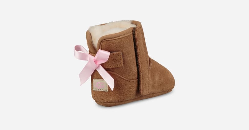 UGG® Jesse Bow II Bootie for Kids in Brown, Size 0.5, Suede