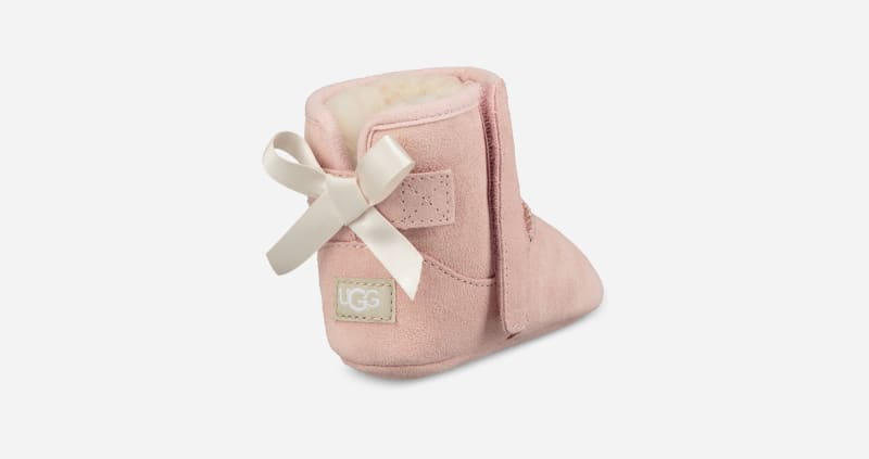 UGG® Jesse Bow II Bootie for Kids in Pink, Size 0.5, Suede