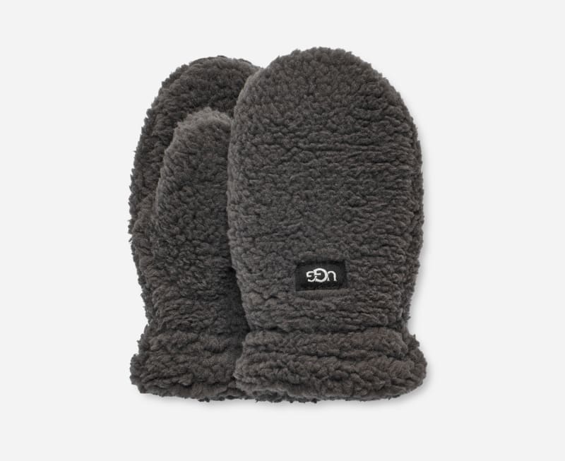 UGG® Sherpa Mitten for Kids in Grey, Size 2/4 YRS