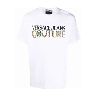 Verhoog je casual stijl met dit shirt Versace Jeans Couture , White , Heren