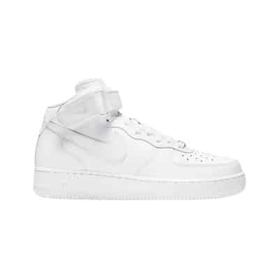 Witte Mid Air Force 1 Nike , White , Dames