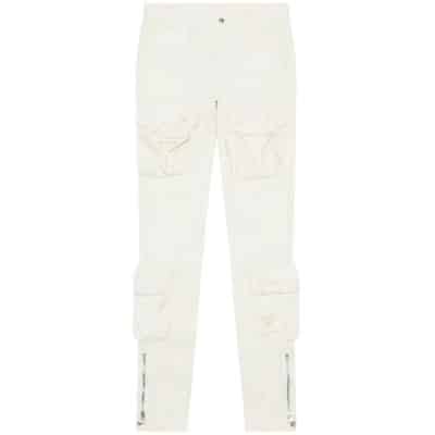 Witte Off Aw23 Dames Jeans Diesel , White , Dames
