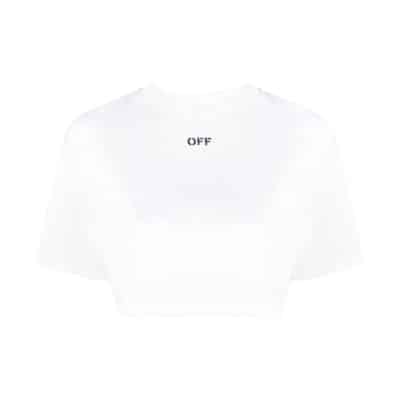 Witte T-shirts Polos voor vrouwen Off White , White , Dames