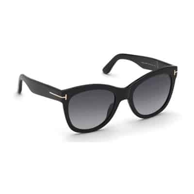 Zwarte Ss23 Zonnebril voor Dames - Upgrade Jouw Stijl Tom Ford , Black , Dames