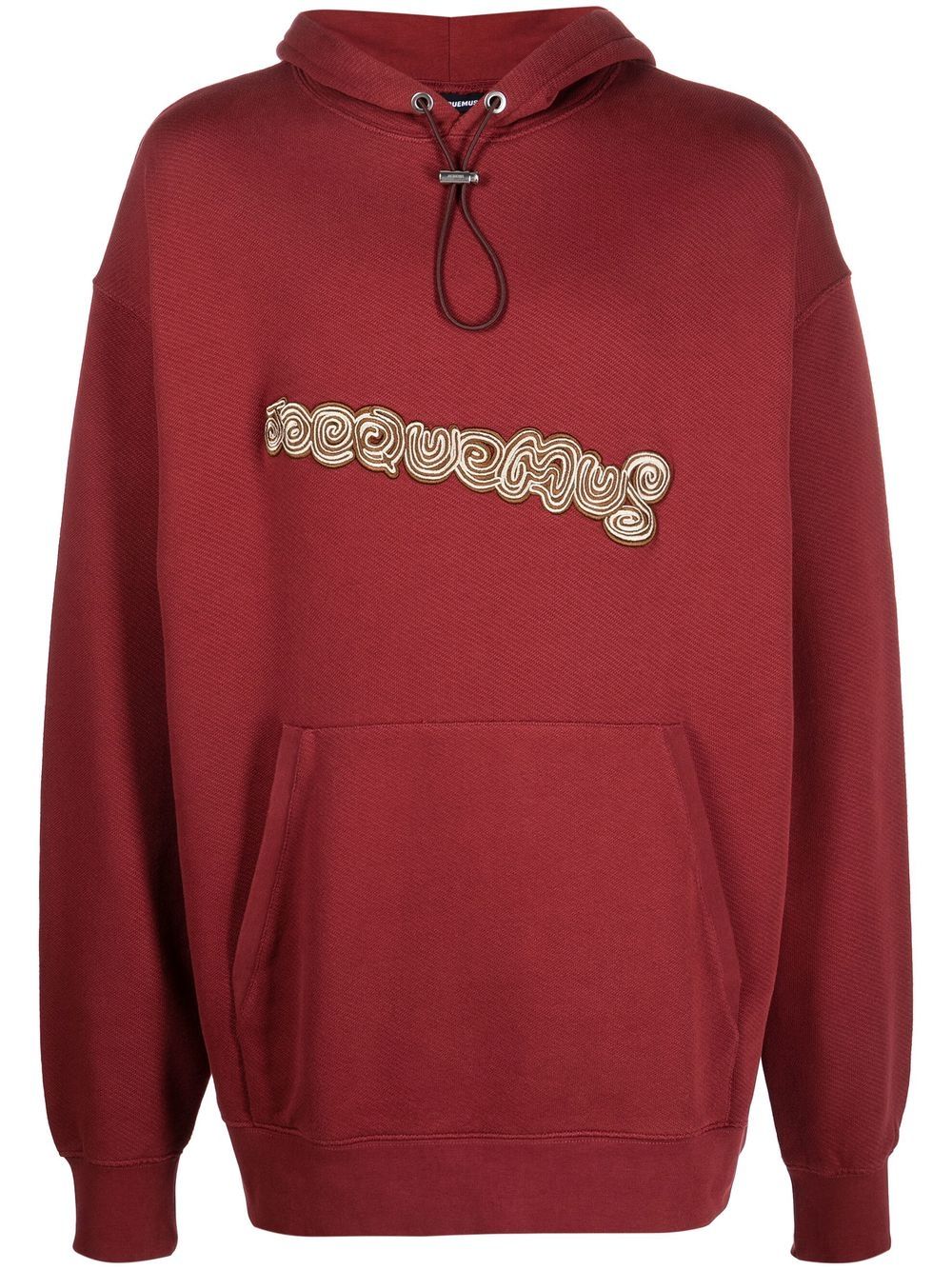Jacquemus Le Sweatshirt Spirale hoodie - Rood