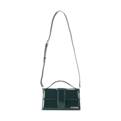 Leather shoulder-bags Jacquemus , Green , Dames