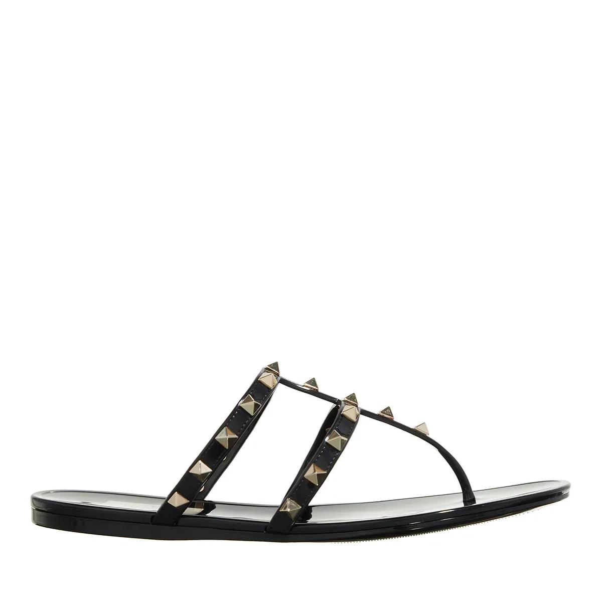 Valentino Garavani Slippers & Mules - Thong Summer Rockstud in zwart