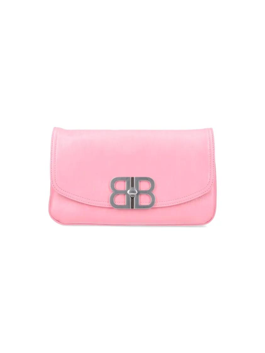 Balenciaga Hobo bags - Small 'Flap Bb' Shoulder Bag - Pink in roze