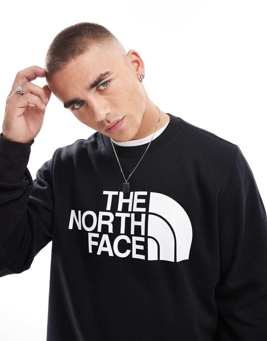 The North Face - Easy - Sweatshirt in Schwarz mit Rundhalsausschnitt