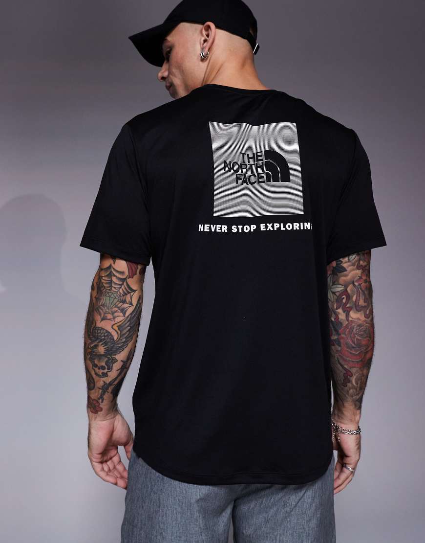 The North Face - Training 24/7 Box NSE - T-Shirt in Schwarz mit Rückenprint
