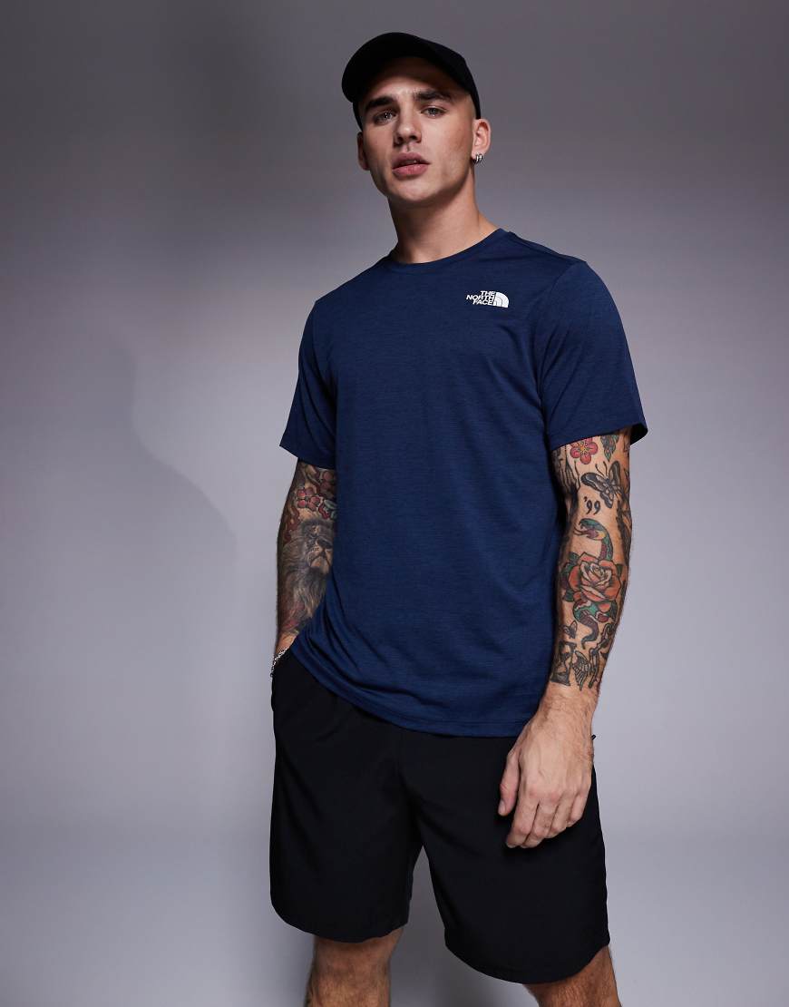 The North Face - Training 24/7 - T-Shirt in Marineblau mit Logo