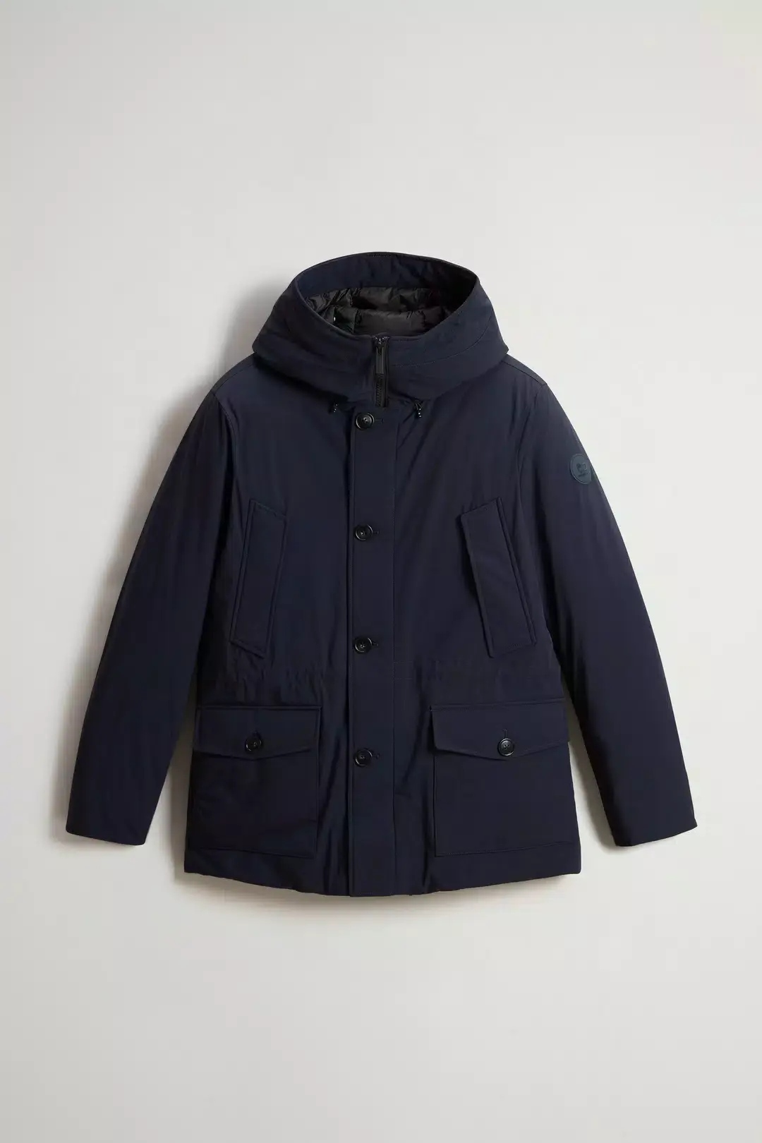 Woolrich Men arctic stretch down parka melton