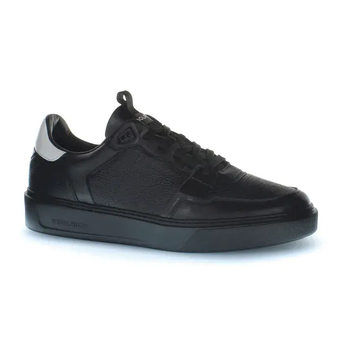 Woolrich Men classic basketball sneaker calfskin