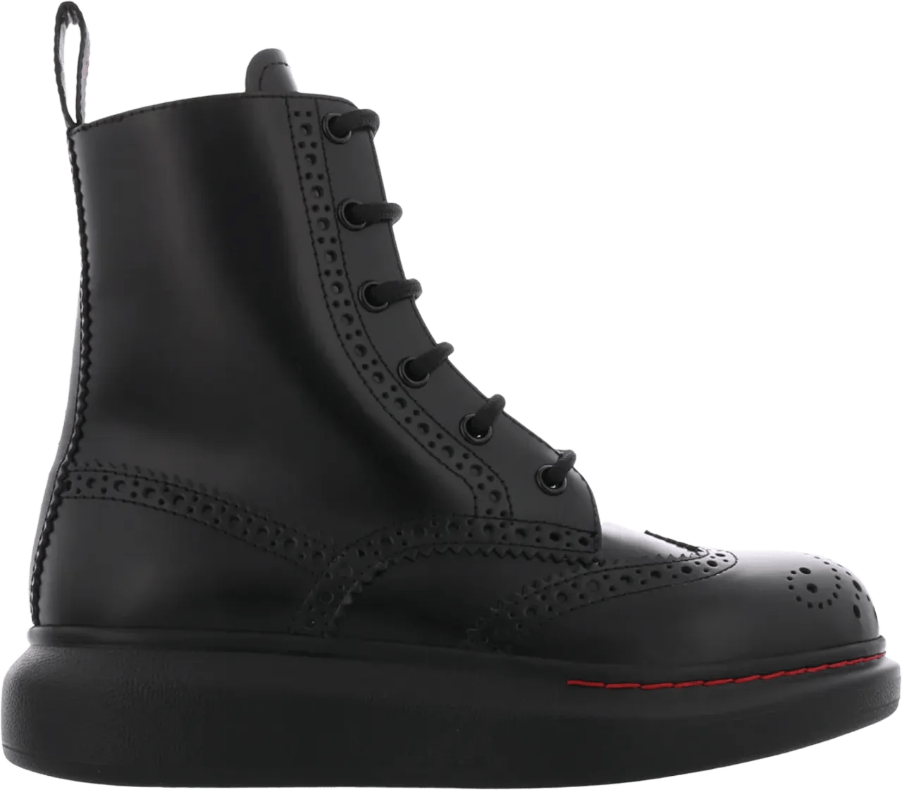 Alexander McQueen Boots - Dames Hybrid New Liquid Boot Zwart in zwart
