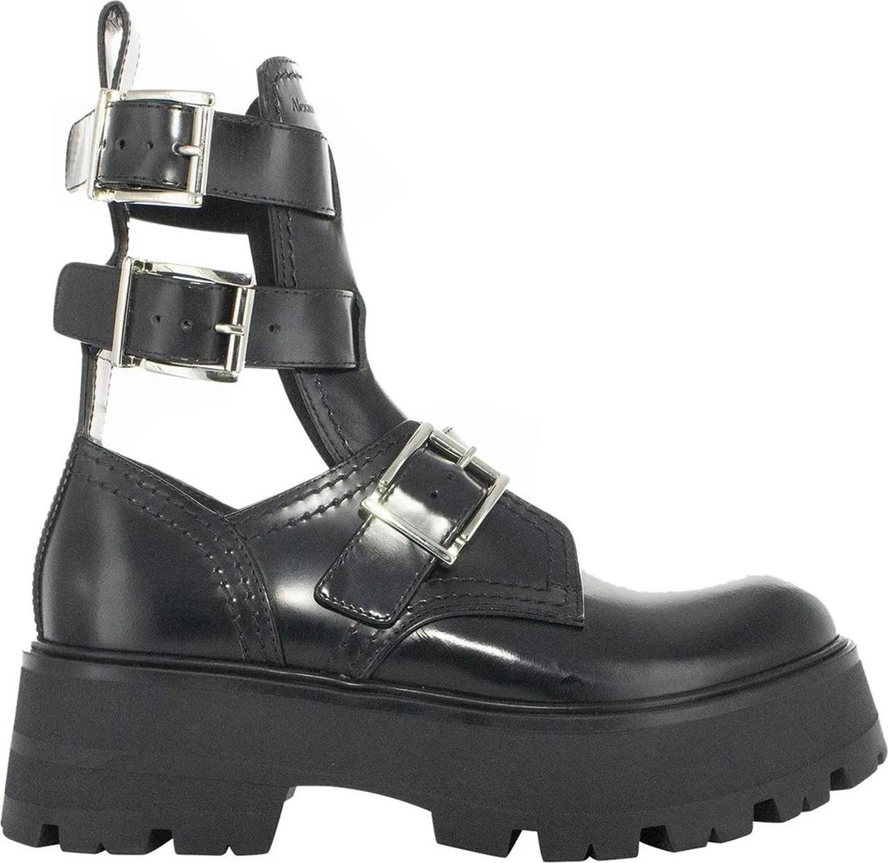Alexander McQueen Boots - RAVE BOOTS in zwart