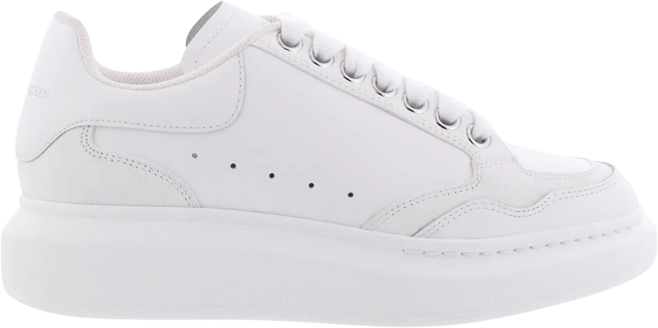 Alexander McQueen Low-Top Sneakers - Dames Oversized Sneaker Wit/Wit in wit