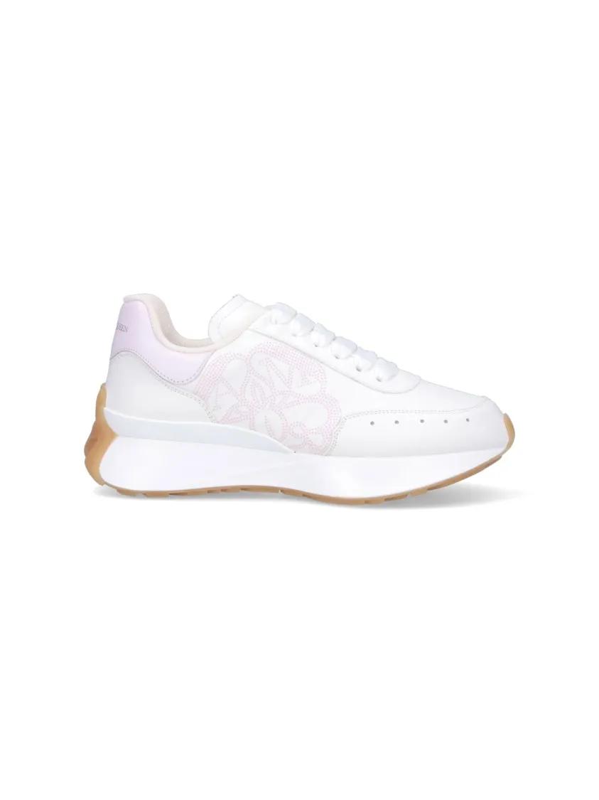 Alexander McQueen Low-Top Sneakers - "Sprint Runner" Sneakers in wit