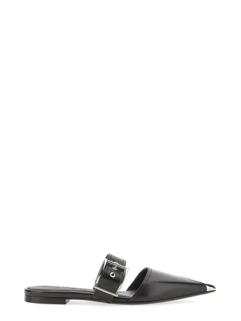 Alexander McQueen Slippers & Mules - Mule Punk in zwart