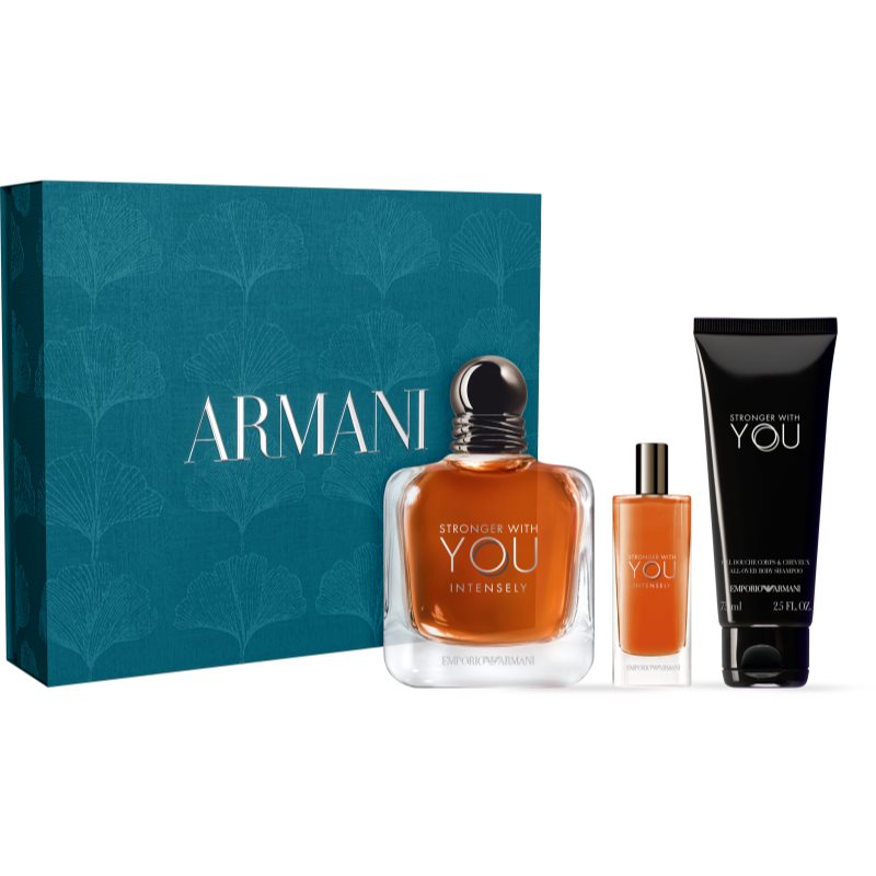 Armani Emporio Stronger With You Intensely Gift Set voor Mannen