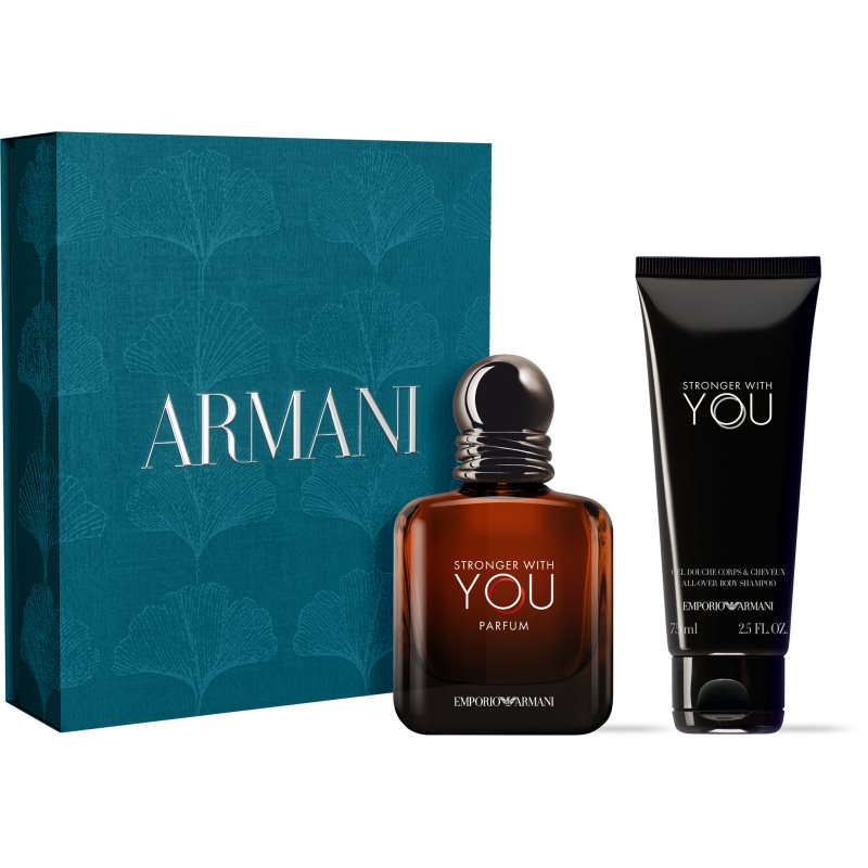 Armani Emporio Stronger With You Parfum Gift Set voor Mannen