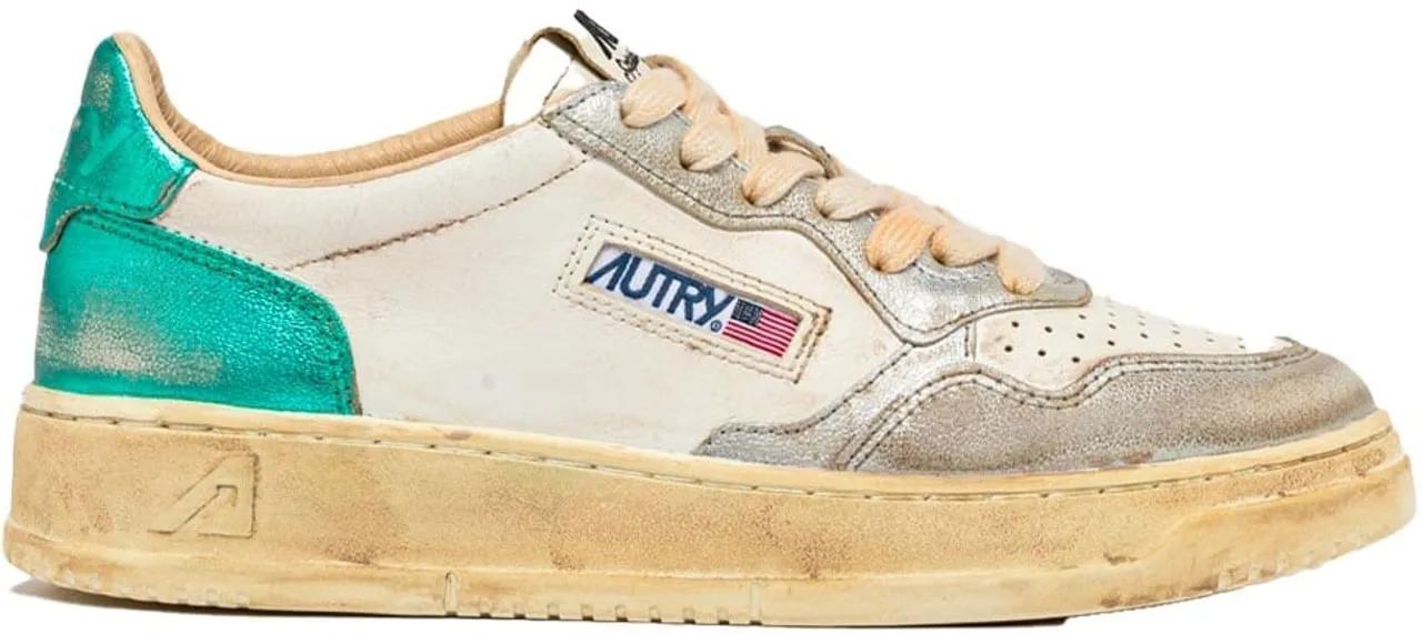 Autry Low-Top Sneakers - autry medalist super vintage low bleu silver in groen