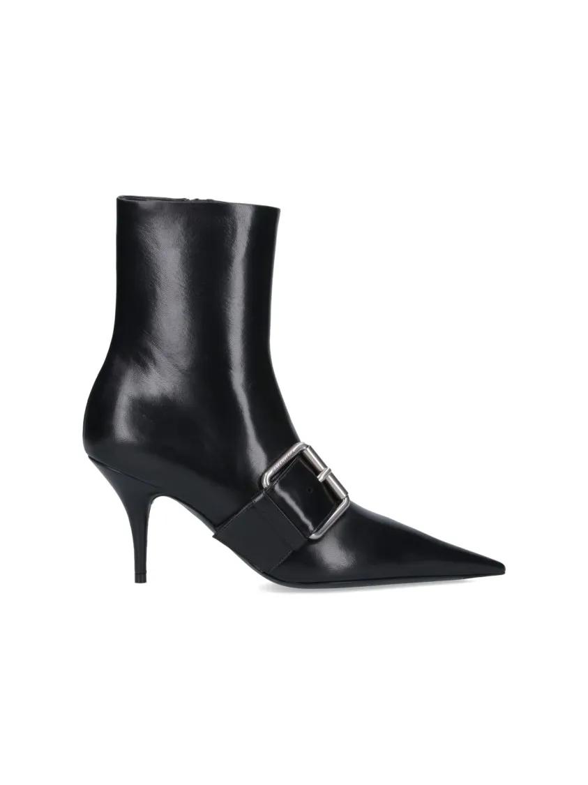 Balenciaga Boots - "Bb" Ankle Boots - Black in zwart