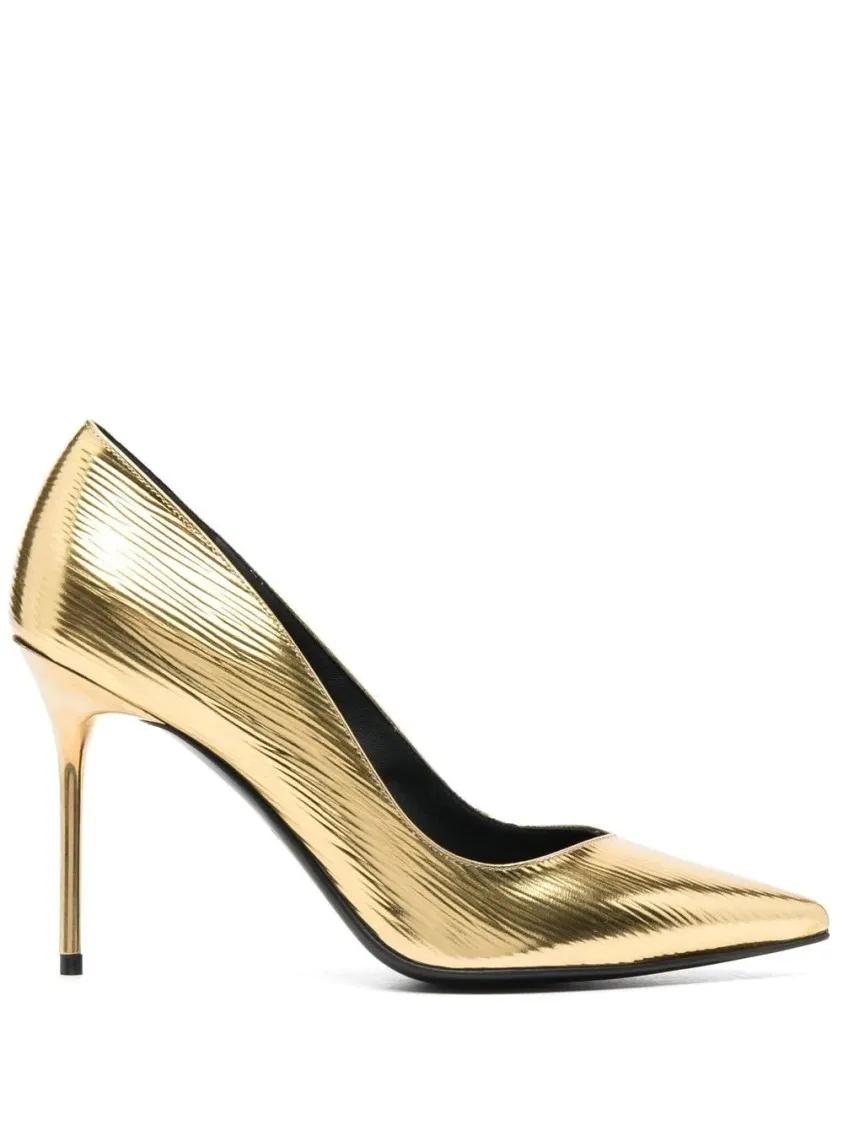Balmain Hoge hakken - Pump Ruby-Laminated Pumps in goud