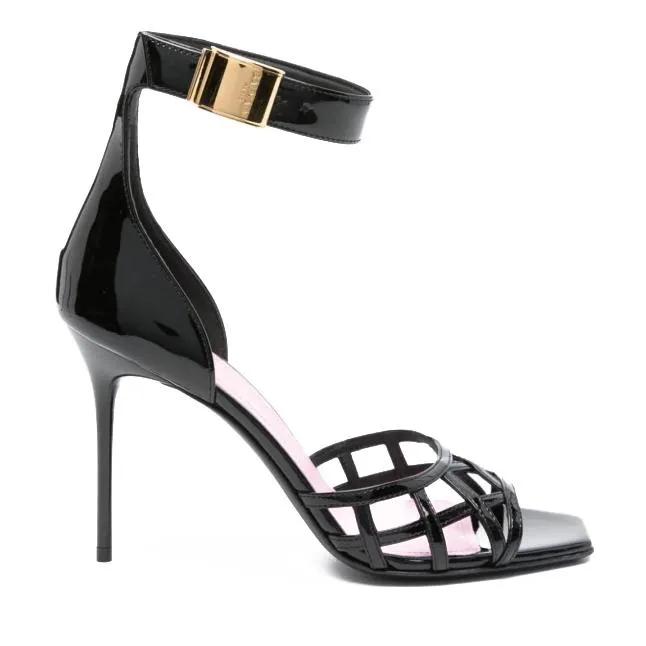 Balmain Hoge hakken - Uma Patent Leather Pumps in zwart