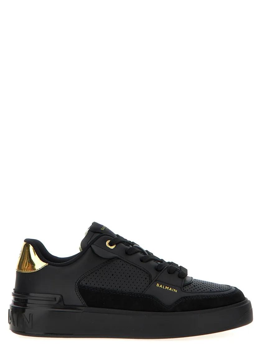 Balmain Low-Top Sneakers - 'B-Court Flip' Sneakers in zwart