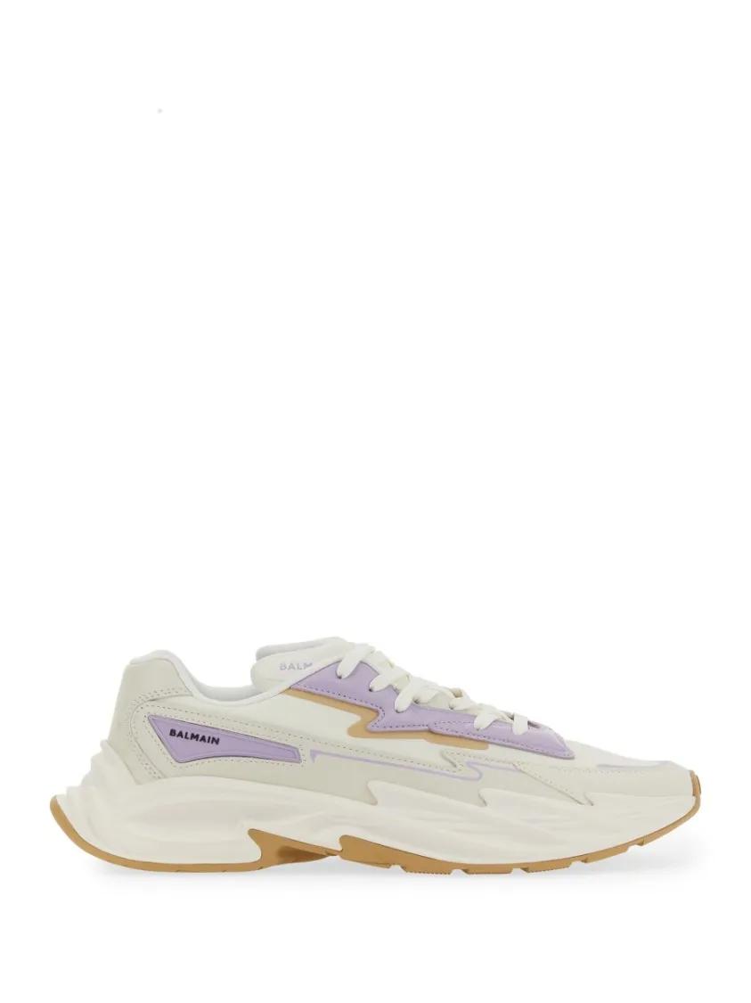 Balmain Low-Top Sneakers - "B-Dr4g0n" Sneaker in beige