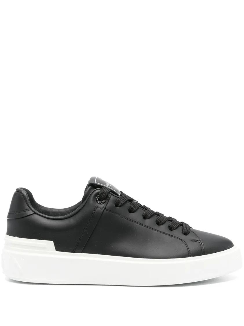 Balmain Low-Top Sneakers - Balmain B-Court Sneakers in zwart