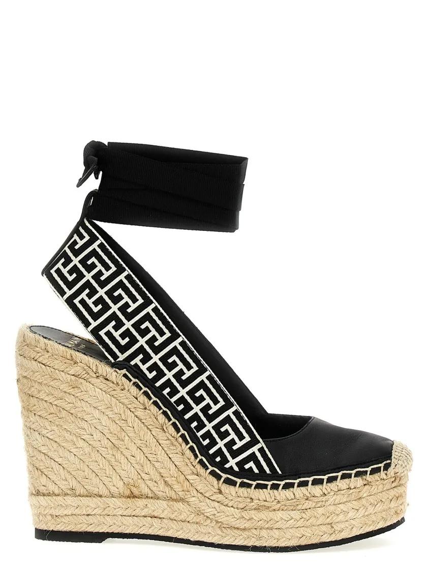 Balmain Sandalen - Alex' Espadrilles in zwart