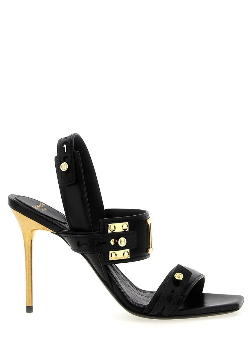 Balmain Sandalen - 'B-Buzz' Sandals in zwart