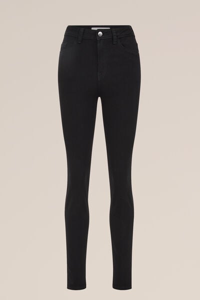 Blue Ridge - Dames skinny fit jeans - Skinny Fit - Zwart - Katoen - Maat: 26/30