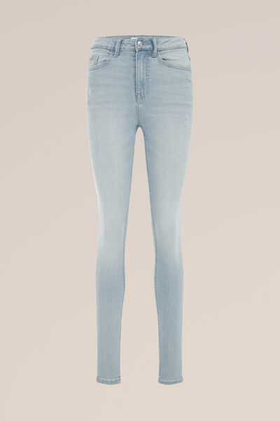 Blue Ridge - Dames skinny fit jeans met stretch - High waist - Felblauw - Katoen - Maat: 26/32