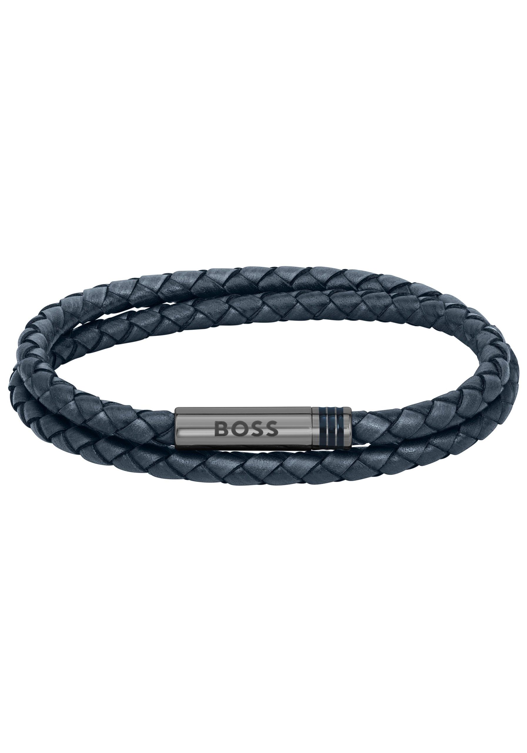 Boss Armband Sieraden roestvrij staal leren armband wikkelarmband ARES voor hoodie, shirt, jeans, sneakers, ondergoed, hugo, boss orange!