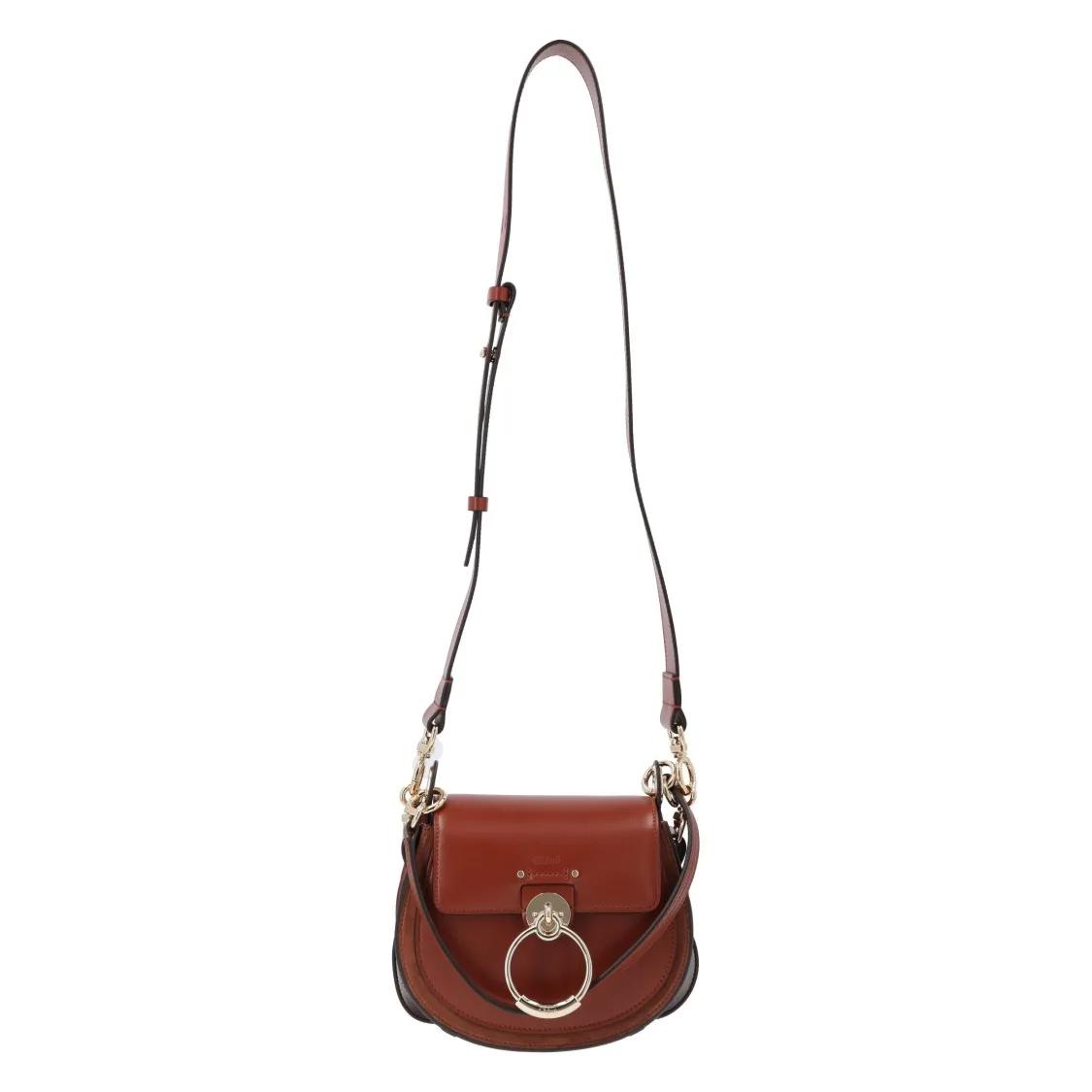 Chloé Hobo bags - Small Tess Bag Brown in bruin