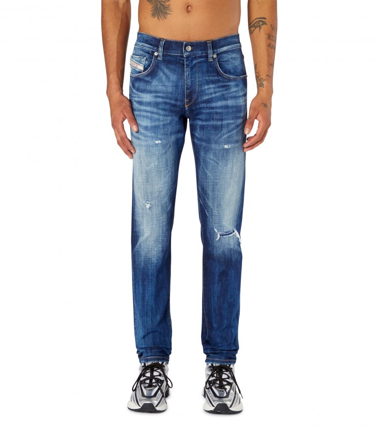 Diesel D-strukt 09m17 heren denim regular in tepared fit die