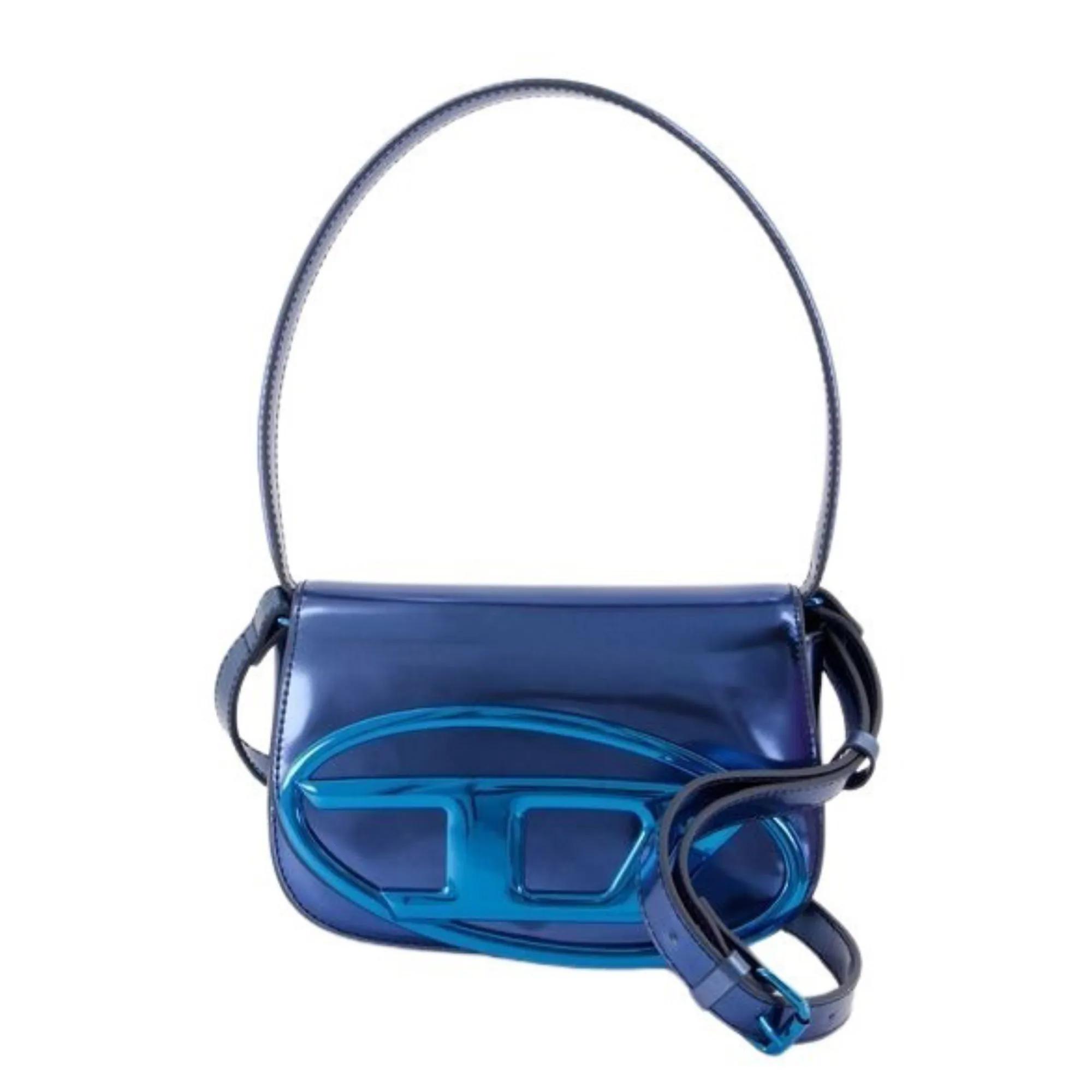Diesel Hobo bags - 1DR Mirror Effect Shoulder Bag in blauw