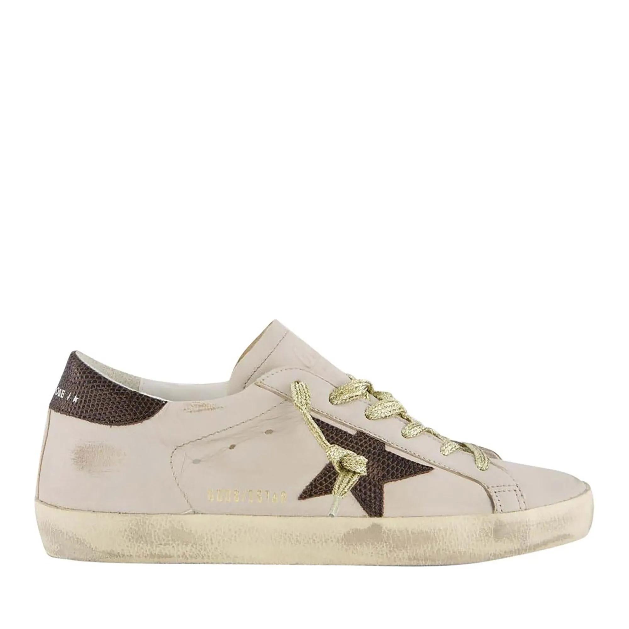 Golden Goose Low-Top Sneakers - Dames Super Star in grijs