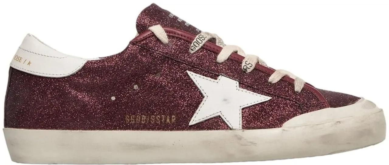 Golden Goose Low-Top Sneakers - Sneakers 'Super Star Penstar' in rood