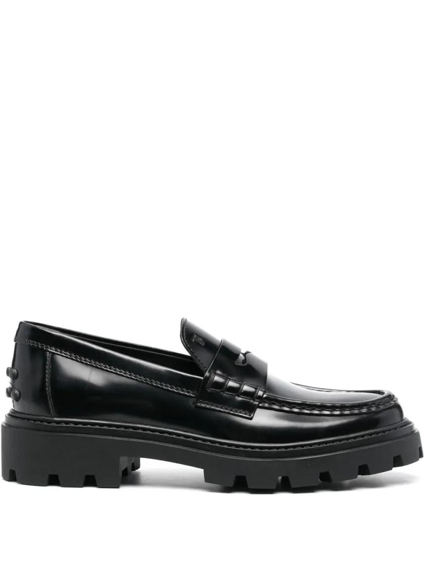 - Gomma Pesante Loafers in zwart