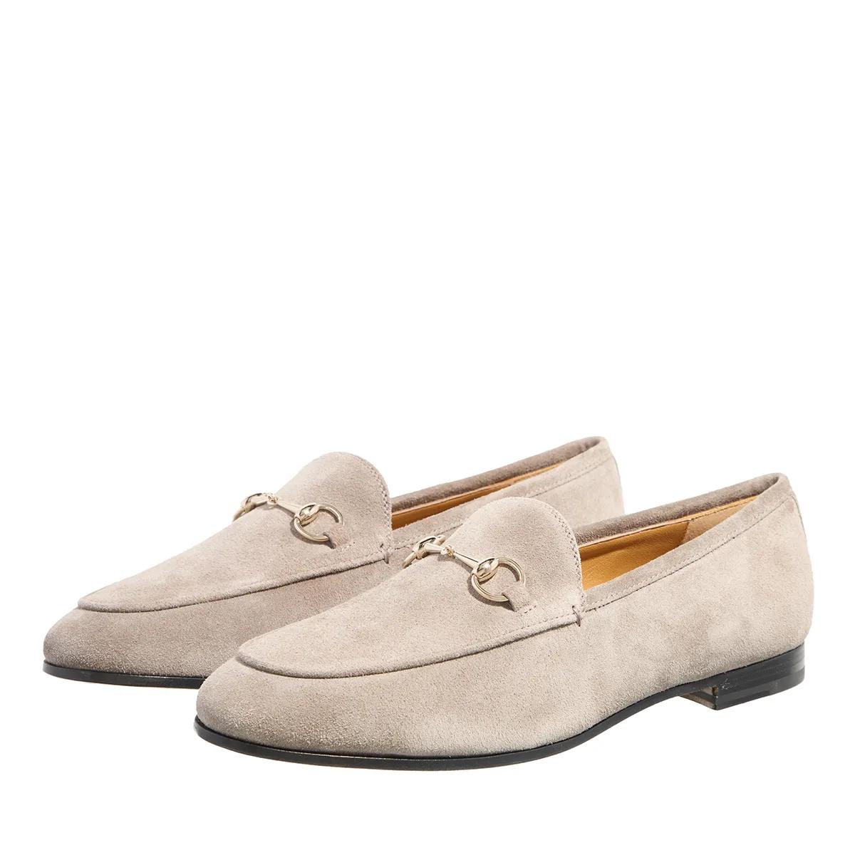 Gucci Loafers - Horsebit Suede Loafers in taupe