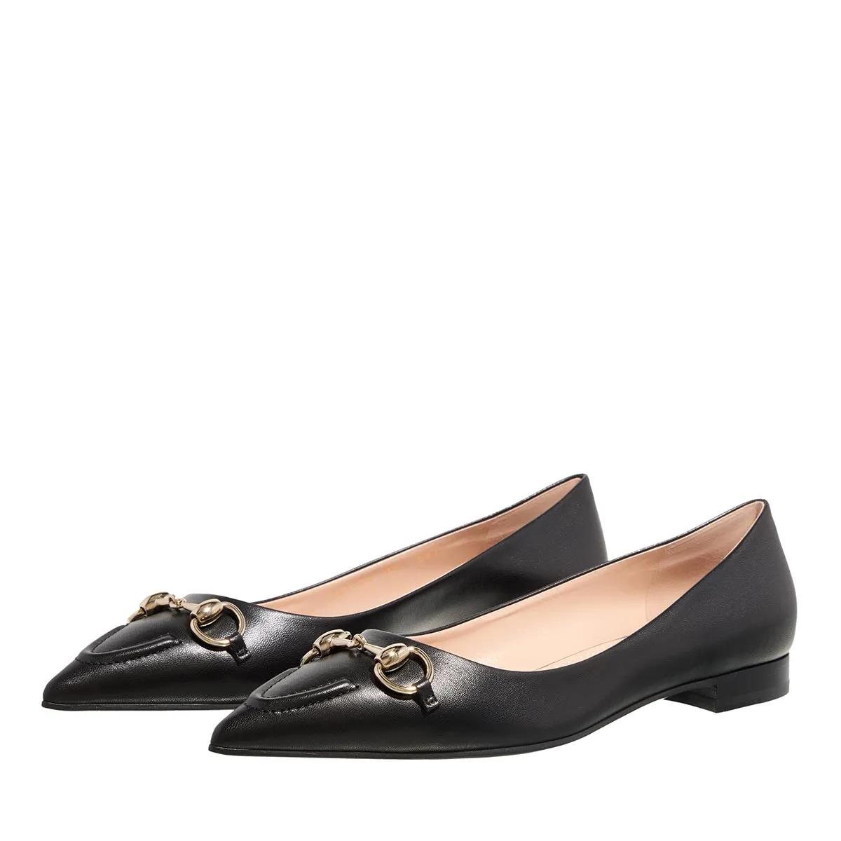 Gucci Loafers - 'Morsetto' Ballet Flats in zwart