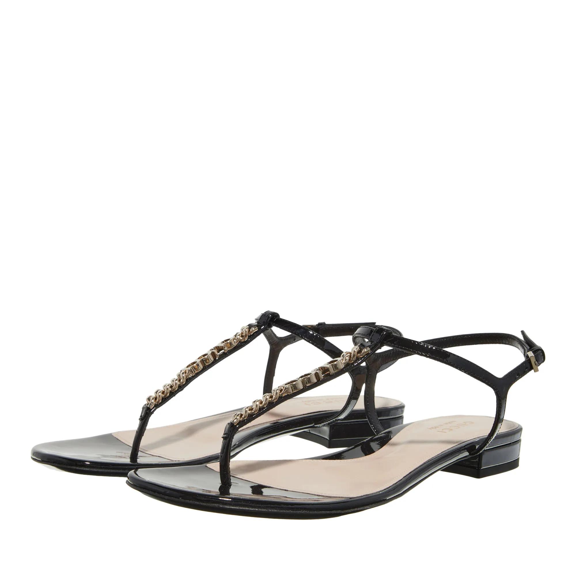 Gucci Sandalen - Signoria T Strap Sandals in zwart