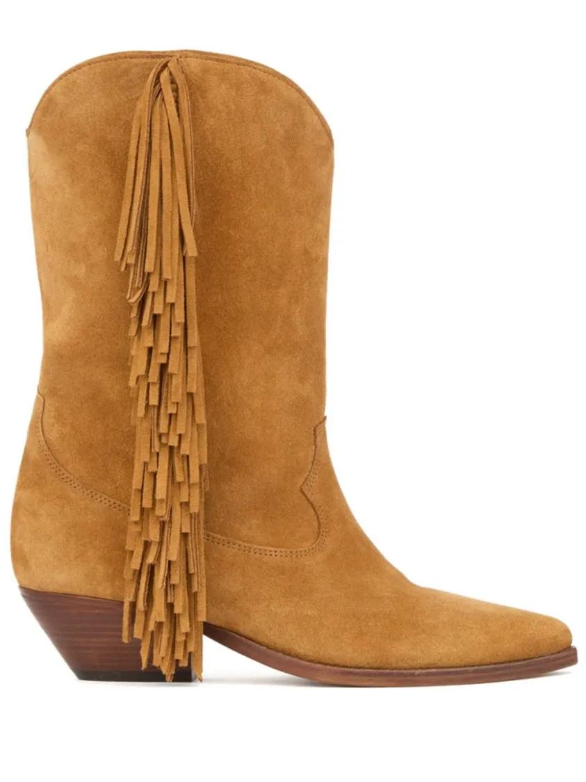 Isabel Marant Boots - Brown 40Mm Duerto Boots in bruin