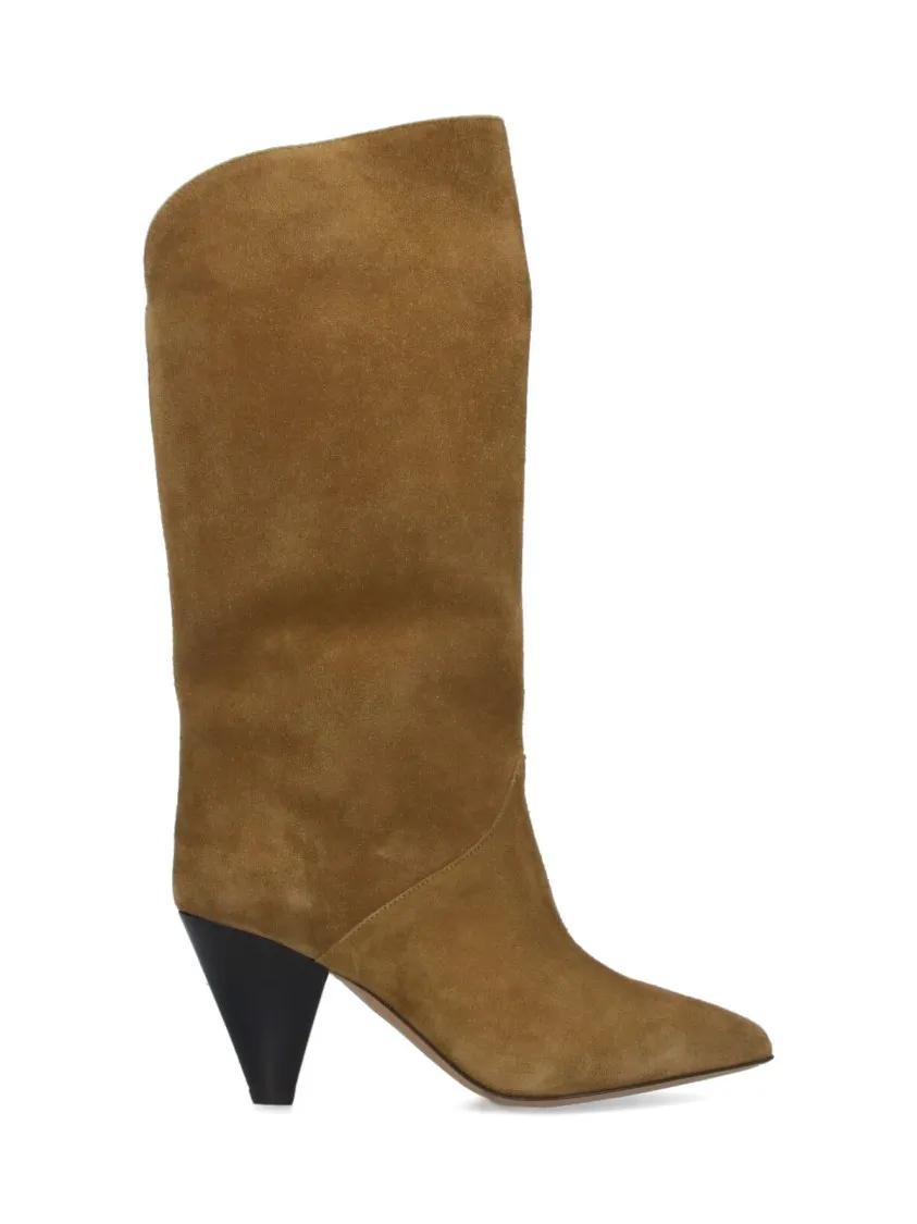 Isabel Marant Boots - "Lirina" High Boots - Brown in bruin